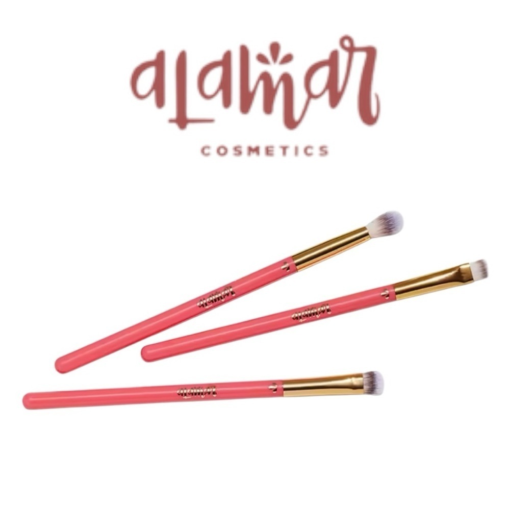 ALAMAR Essentials Eye Trio Brush Set | NEW | 3 Piece Eyeshadow Brush Set